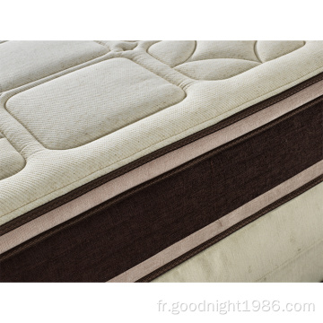 Matelas en latex de nature de tissu de tricot de ménage d&#39;OEM